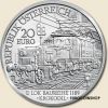 Ausztria 20 euro '' Ausztriai vasutak - Electric Railway'' 2009 PP!